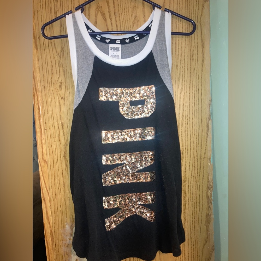 Victoria’s Secret Pink Sequin Tank size Small